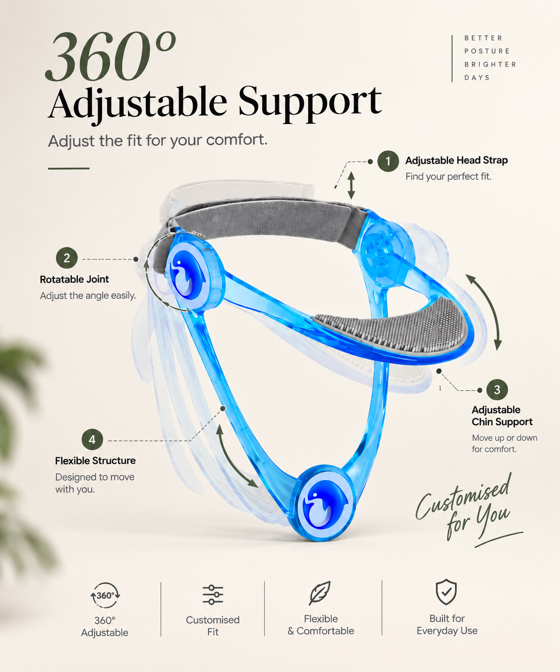 Adjustable Neck Support Brace.